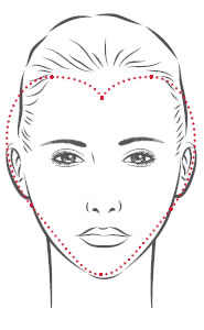 Face shape - Heart